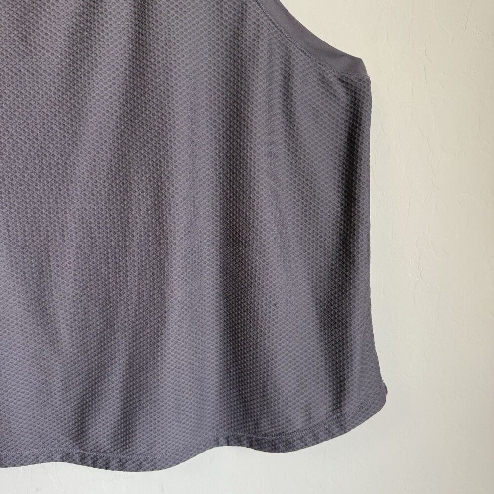 Calia Womens XXL Gray Honeycomb Textured Sleeveless Tank Athletic Gym Athleisure - Picture 3 of 13